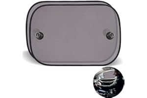 Azlanway Car Window Sun Shades – 2Pcs Foldable Mesh Shades with Suction Cups, UV Protection for Baby, Kids & Pets – Universal Fit for Rear Side Windows, Blocks Heat & Glare