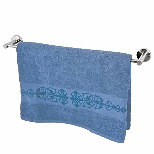 Preisvergleich Produktbild bremermann Bad-Serie PIAZZA - Badetuchstange aus mattem Edelstahl, extra lang