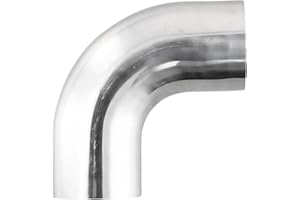 REACHMALL Auspuffbogen aus Edelstahl, 90 Grad gebogen für Automobilanwendungen (51 mm)