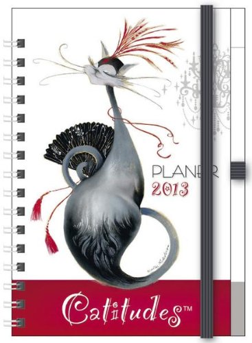 Planer Catitudes 2013: Familientimer-Bücher mit 5 Spalten, Ferienterminen und Jahresübersicht 2014
