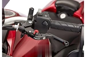 FECHTER DRIVE Motorsport GmbH PROTECH Kupplungshebel rot/schwarz kompatibel mit YAMAHA MT-09 SP 2018-2020 RN43 verstellbar I klappbar