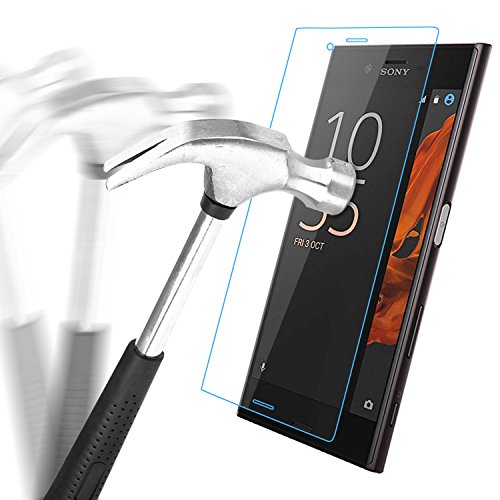 Sony Xperia XZ Panzerglas , Repou 9H Hartglas Glasfolie Sony Xperia XZ Tempered Glass Folie (bewusst kleiner als das Display, da dieses gewölbt ist) - 2