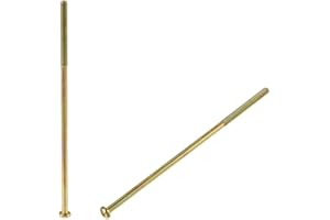 SOURCING MAP Sourcingmap, vite M4 x 120 mm, filettatura maschio Phillips, vite per letto matrimoniale, mobili TV, da appendere alla parete, 5 pezzi