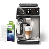 Philips 5500 Serisi LatteGo Tam Otomatik Espresso Makinesi (EP5547/90) ve Philips Espresso Makinesi Kahve Yağı &Ccedil;&ouml;z&uuml;c&uuml; Tablet 