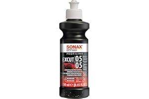 ‎SONAX SONAX PROFILINE ExCut 05-05 (250 ml) Schleifpolitur zum Abschleifen von verkratzten oder lokal angeschliffenen Lackschichten/Art-Nr. 02451410