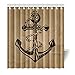 Produktbild Violetpos Duschvorhang Retro Vintage Anchor Hochwertige Qualität Badezimmer 160 x 180 cm