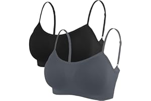 Litthing Sujetador cómodo de Estilo Deportivo sin Costuras 1/2/3 Piezas Sujetadore Deportivo Sexy Transpirable Confort Yoga Deportes de Yoga para Mujeres