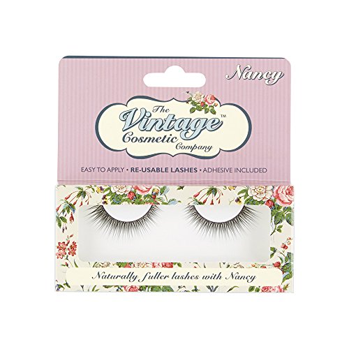 The Vintage Cosmetic Company False Strip Lashes, Nancy