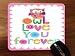 Produktbild Owl Love You Forever Desktop Office Silikon Maus Pad von Debbie 's Designs
