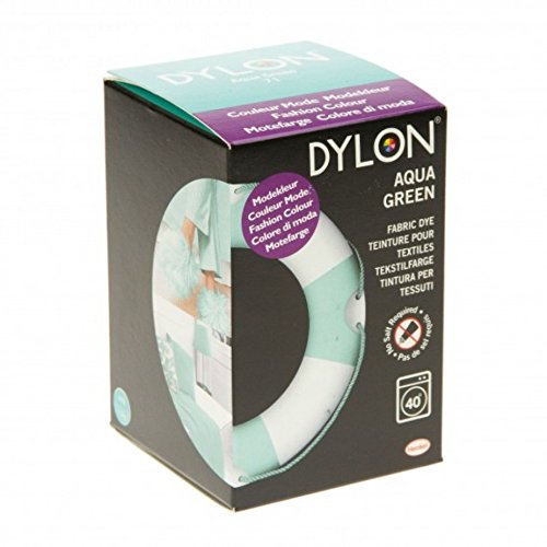 Dylon Textilfarbe für Waschmaschine, mit Salz, Aqua-Grün