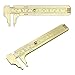 Produktbild GEZICHTA Messschieber Lineal, Kupfer Mini Messschieber 80 mm Schiebetür Gauge Maßnahme Lineal 1 PC (120 mm)