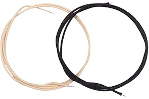 FHELECTRONIC 22Awg Vintage-Style Guitar Wire Cloth-Covered Pre-Tinned PushBack