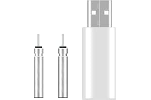 SUDSTY Float De Pêche Rechargeable CR-425 Float Batterie Chargeur USB Lumineux Électronique Float Chargeur pour Flotteurs Électroniques Batteries Accessoires De Pêche De Nuit (Kit de Chargement Double Trou)