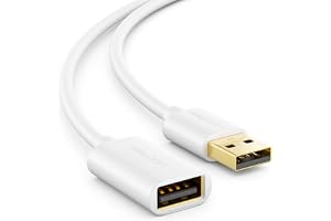 deleyCON 2m USB 2.0-Förlängningskabel USB-A till USB-A