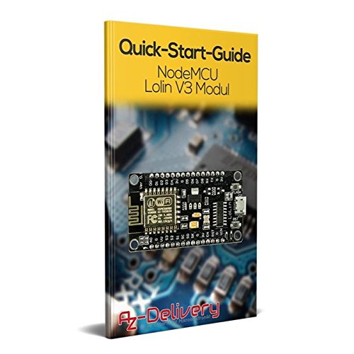 AZDelivery M  dulo Wifi NodeMCU Lua Lolin V3 ESP8266 ESP-12E Wifi Placa de Desarrollo con CH340