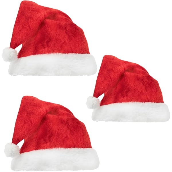 2 Fasce Per Capelli Con Mini Cappello Di Babbo Natale: Verde E Rosso, Per Bambine E Bambini, Accessorio Natale - 5