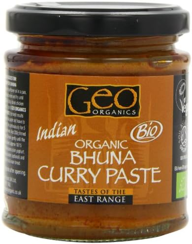 Geo Organics Organic Bhuna Curry Paste 180 g (Pack of 6)