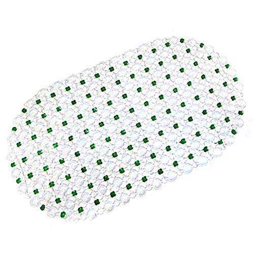 Preisvergleich Produktbild Strapazierfähige Duschvorleger, rutschfest, rutschhemmend, Grün grün