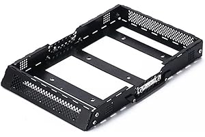 Levigo Portaequipajes de metal RC para Traxxas 1/18 TRX-4M Bronco RC piezas de actualización bandeja de equipaje portaequipajes cesta de carga