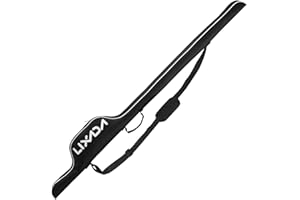 Lixada 1.6m Borsa Canna Da Pesca Pieghevole Custodia Canna da Pesca Borsa da Viaggio Canna da Pesca Palo Tackle Caso di Stoccaggio Borsa Supporto Canna da Pesca Pieghevole Portatile Grande Capacità