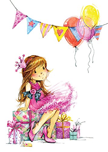 Einladungskarten Kindergeburtstag: Prinzessin Geburtstagseinladungen Einladungen Geburtstag Kinder Mädchen - 2