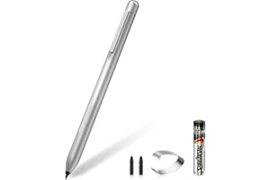 HACEY Pen for Microsoft Surface, Surface Pro 11/10/9/8/X/7+/7/6/5/4/3/Surface 3, Surface Go 4/3/2/1, Surface Laptop/Studio/Book 5/4/3/2/1 with Palm Rejection, 1024 Levels Pressure, 2500h Working Hours