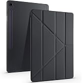 Sneezy Samsung Galaxy Tab S10 FE Plus SM-X620 13.1 İn&ccedil; İle Uyumlu Katlanabilir Kalemlikli Standlı Akıllı Kılıf Siyah