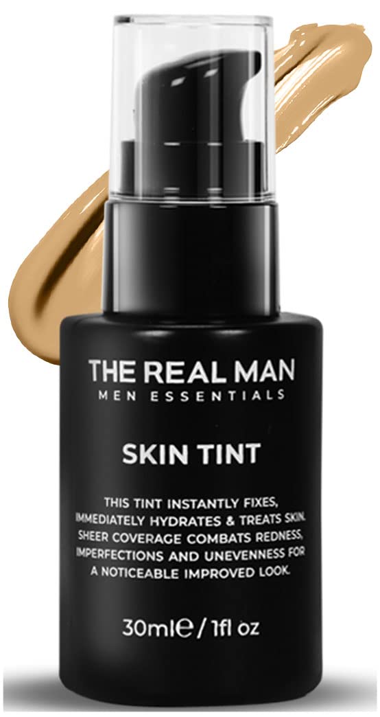 The Real Man Skin Tint | Tinted Moisturizer For Men For Undetectable Filter Look 30 ml (SHADE: 01 LIGHT)
