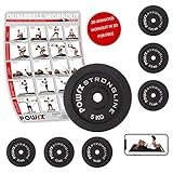 TRAININGSEFFEKTE/ERFOLGE - Holen Sie sich das Fitnessstudio nach Hause und Trainieren Sie Bizeps und Trizeps Muskeln. Mit gezielten Hantel-Training können Sie Ihren Oberkörper umfassend stärken und Muskelpartien auch im Rücken-, Schulter- und Bauchbereich aufbauen.