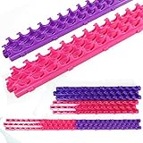 2 x Loom Board Tool für Set Webrahmen Extras Gummiband Bänder Werkzeug Armband LB35 (lila)