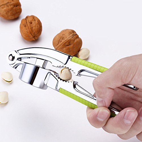 Chongsen Zink-Legierung Knoblauchpresse , Ingwer Crusher Küchengeräte Geschirr, Küchengeräte , Edelstahl (Black) - 2