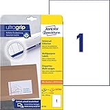 avery zweckform 3652 Etiketten mit gestochen klarem Druckbild ohne Verwischen