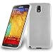 Produktbild Samsung Galaxy NOTE 3 Silikonhülle in SILBER von Cadorabo - TPU Schutzhülle für Galaxy NOTE 3 Edelstahloptik gebürstet BRUSHED Design – Handyhülle Bumper Case Backcover in SILBER