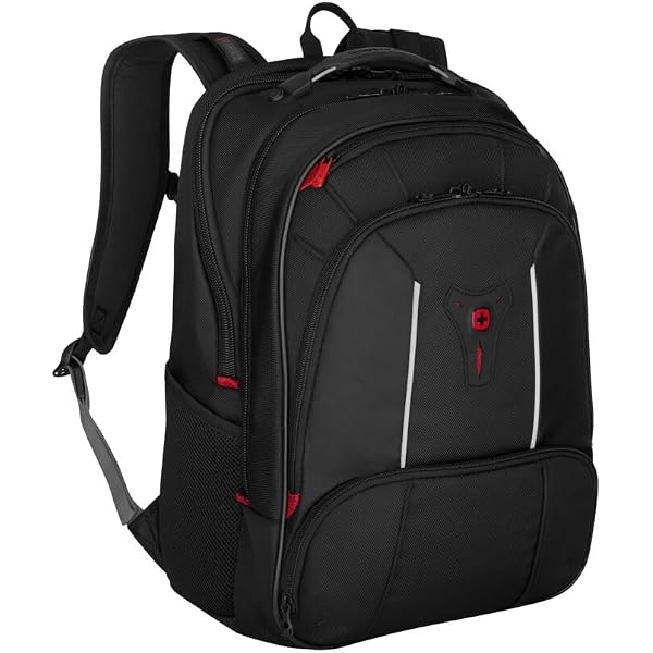 WENGER Zaino Porta PC Cosmic, Notebook 17, Tablet 10, 30 l, Organizer, Uomo Donna, Ufficio Viaggi di Lavoro Università, Nero, 653187
