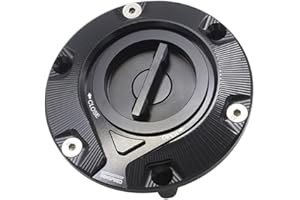 LONGGREAT Für Aprilia RS660 Tuono 660 2020 2021 Motorrad Gasöltank Tankdeckel (Schwarz)