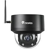 ctronics 5MP PTZ Telecamera Wifi da Esterno 2560x1920P Rotazione a 360°, 24/7 IP Videocamera Sorveglianza con Visione Notturn