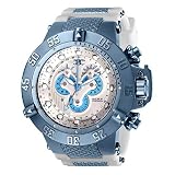 Invicta Subaqua Herren-Armbanduhr Armband Silikon Weiß Schweizer Quarz 27317