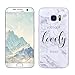 Produktbild Hülle zum Samsung Galaxy S7, Silingsan Marble Entwurf Handyhülle Back Case Cover Silikon Case Luxus Protection Kristall Case Ultradünnen Flexibel Weich Schutzhülle Kratzfeste Stoßfeste Tasche - Schön