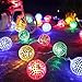 Produktbild Huihong 20 Led String Lichter Metall Marokkanischen Ball Globus Fee String Orb Lantern Terrasse, Wasserdicht Und Staubdicht (Bunter, 3m/20 LED)