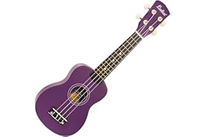 VINTAGE Laka Rainbow Series Soprano Ukulele & Carry Bag ~ Violet