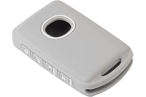 OTMIK Silikonowe etui na klucze samochodowe pasuje do Mazda 3 Alexa CX30 CX-30 CX-5 CX5 CX3 CX-3 CX8 CX-8 CX9 CX-9 CX-4 CX-30 Akcesoria Klucz Shell (Szary)
