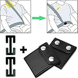 gurtstraffer ✅【SEHR BEQUEM & RUTSCHFEST】Der universale Gurt Stopper Clip fühlt sich angenehm auf Ihrer Haut an. Sie können die vier Sicherheitsgurtabstandshalter auf Ihre Autos verteilen und haben so immer mindestens einen Hals Autogurt Clip zur Hand.