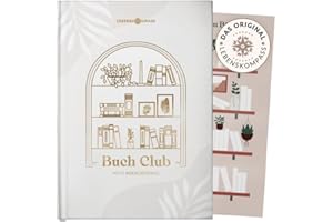 ‎LEBENSKOMPASS Lebenskompass Buchclub - Das Lesetagebuch & Book Journal "PEARL" - Hardcover DIN A5 Tagebuch für Erwachsene - Book Club Reading Bullet Journal Tracker - Booktok