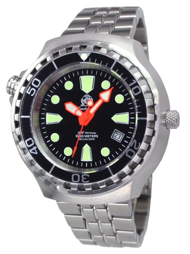 AUTOMATIK Taucheruhr mit Edelstahlband -Saphirglas - T0245M AUTOMATIK Taucheruhr mit Edelstahlband -Saphirglas - T0245M