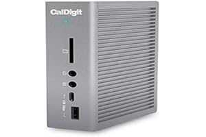 CalDigit TS3 Plus: Thunderbolt Station 3 (0,7 m), kabel: 85 W ładowanie, 7 x port USB 3.1, USB-C gen 2, DisplayPort, UHS-II gniazdo kart SD, LAN (Space Grey).