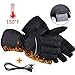 Price comparison product image Heated Gloves, Kamlif Waterproof Battery Operated Rechargeable Electric Heating Ski Gloves Men's Women's Winter Warm Thermal Gloves Outdoor Camping Hiking Hunting