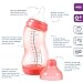 Difrax Anti Colic S-Baby Bottle (310 ml, Coral, Wide)