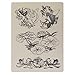 5 x Patterned Artificial Tattoo Practice Skin 5.86" x 7.87"