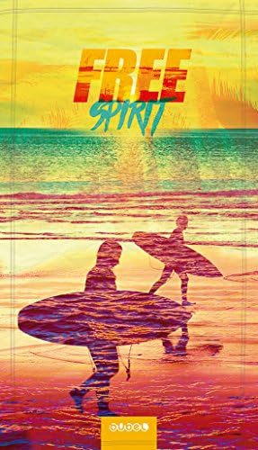 Bubel Towel Free Spirit Technical, Microfibre, Multicolor, 175 x 95 x 0.03 cm