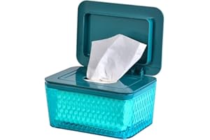 OKYDOKY Wipes Holder, Wipes Dispenser with Lid, Pouch with Lid, Baby Wipes Case Keeps Wipes Fresh， Wipe Container Regular Storage Case Box(Green,1P)
